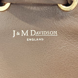 J&M Davidson Handbag leather Brown Women Used