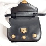 Salvatore Ferragamo Shoulder Bag DQ-21 5640 leather Black Women Used