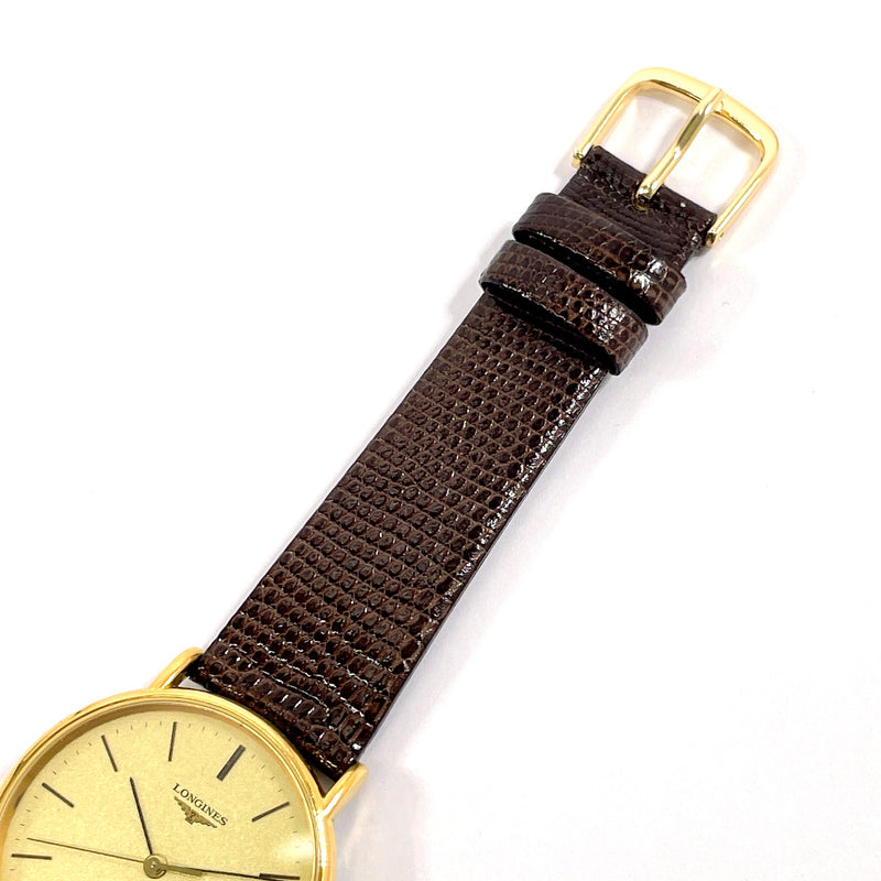 LONGINES Watches Stainless Steel/leather gold gold mens Used