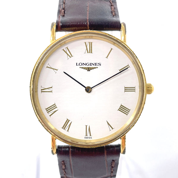 LONGINES Watches L4.637.2 Grand classic Stainless Steel/leather gold gold mens Used