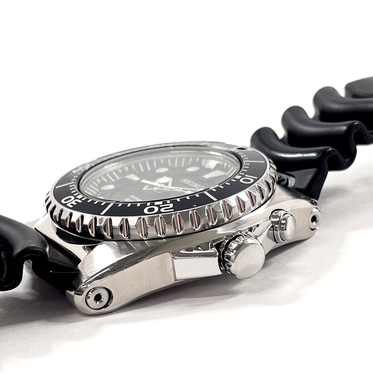 SEIKO Watches 5M62-0BLO Kinetic Scuba 200m Stainless Steel