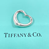 TIFFANY&Co. Pendant top Open heart Elsa Peretti Silver925 Silver Women Used