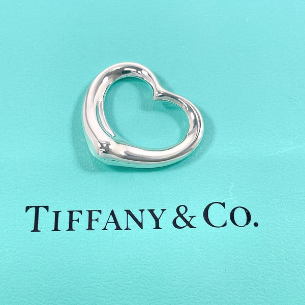 TIFFANY&Co. Pendant top Open heart Elsa Peretti Silver925 Silver Women Used