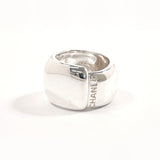 CHANEL Ring logo Silver925 #12(JP Size) Silver Women Used