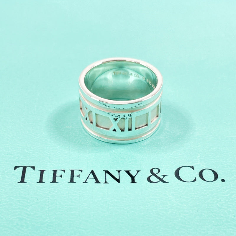 TIFFANY&Co. Ring Atlas Silver925 #12.5(JP Size) Silver Women Used