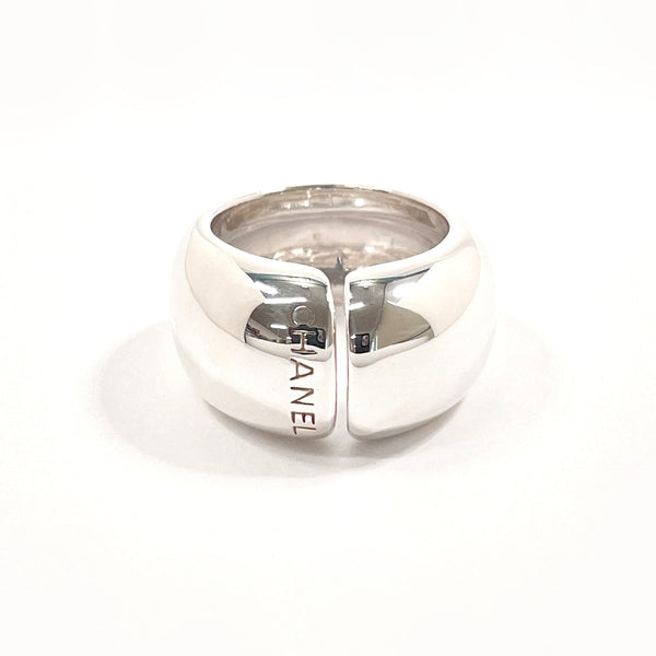 CHANEL Ring logo Silver925 #11.5(JP Size) Silver Women Used