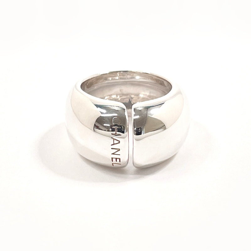 CHANEL Ring logo Silver925 #11.5(JP Size) Silver Women Used