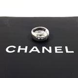 CHANEL Ring logo Silver925 #11.5(JP Size) Silver Women Used