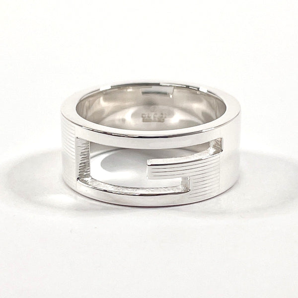 GUCCI Ring Branded Cutout G Silver925 #9.5(JP Size) Silver Women Used