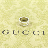 GUCCI Ring Branded Cutout G Silver925 #US 5 Silver Women Second hand