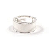 GUCCI Ring Branded Cutout G Silver925 #US 5 Silver Women Second hand