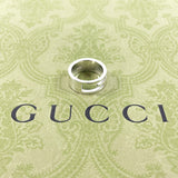 GUCCI Ring Branded Cutout G Silver925 #9.5(JP Size) Silver Women Used