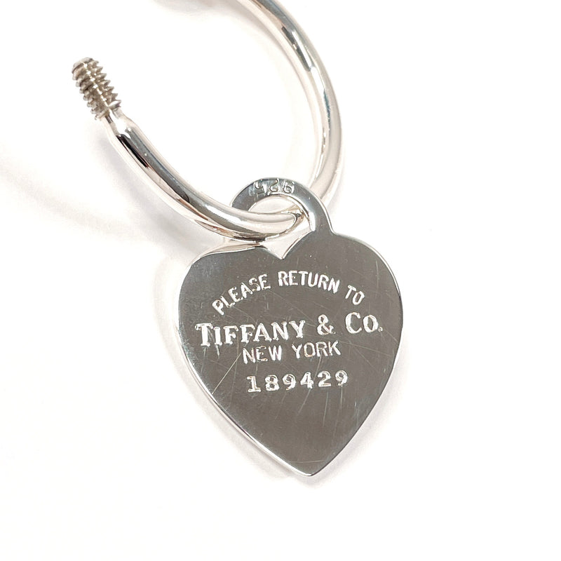 TIFFANY&Co. key ring heart tag key ring Return to Silver925 Silver Women Used