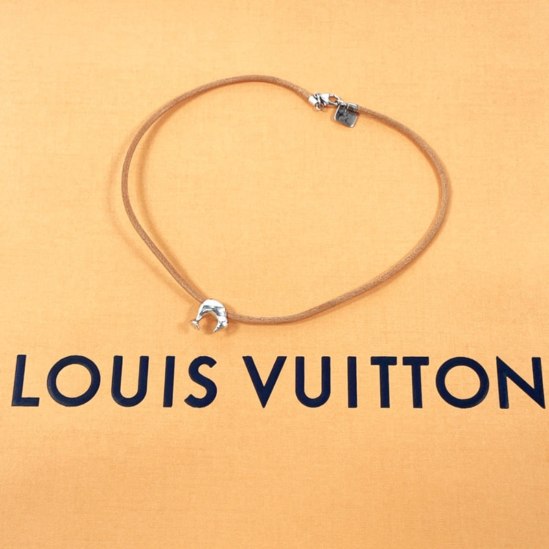 LOUIS VUITTON Necklace Kiwi Louis Vuitton Cup 2003 Limited Edition Silver925/leather Silver Silver Women Used