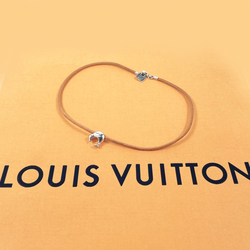 LOUIS VUITTON Necklace Kiwi Louis Vuitton Cup 2003 Limited Edition Silver925/leather Silver Silver Women Second hand