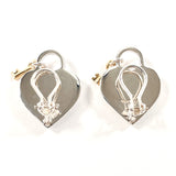 TIFFANY&Co. Earring Heart lock Silver925/K18 Gold Silver Silver Women Used