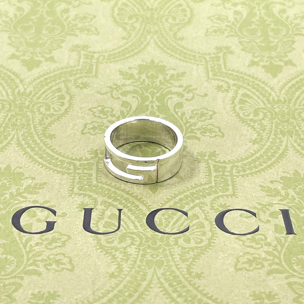 GUCCI Ring Branded Cutout G Silver925 #16(JP Size) Silver mens Used