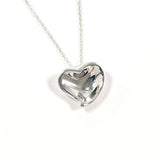 TIFFANY&Co. Necklace Curved heart Elsa Peretti Silver925 Silver Women Second hand