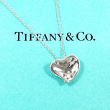 TIFFANY&Co. Necklace Curved heart Elsa Peretti Silver925 Silver Women Second hand