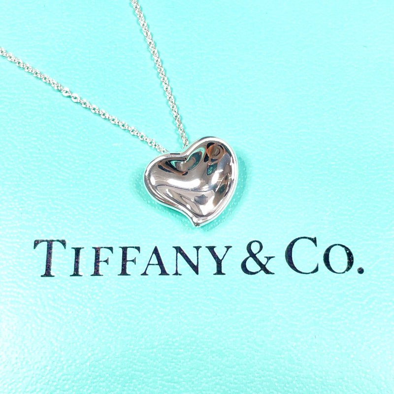 TIFFANY&Co. Necklace Curved heart Elsa Peretti Silver925 Silver Women Used