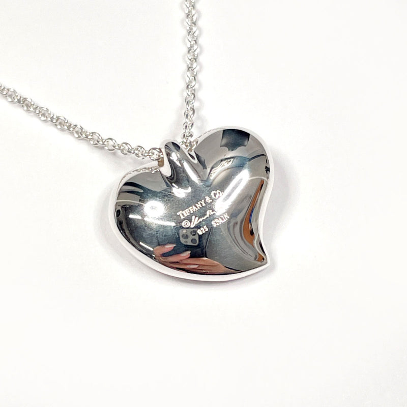 TIFFANY&Co. Necklace Curved heart Elsa Peretti Silver925 Silver Women Used