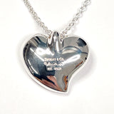 TIFFANY&Co. Necklace Curved heart Elsa Peretti Silver925 Silver Women Used