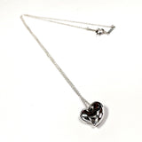 TIFFANY&Co. Necklace Curved heart Elsa Peretti Silver925 Silver Women Used