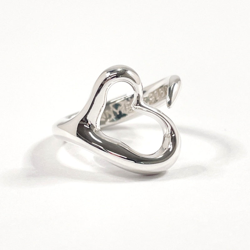 TIFFANY&Co. Ring Open heart Elsa Peretti Silver925 #9(JP Size) Silver Women Used