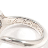 TIFFANY&Co. Ring Open heart Elsa Peretti Silver925 #US 4 3/4 Silver Women Second hand