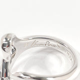 TIFFANY&Co. Ring Open heart Elsa Peretti Silver925 #9(JP Size) Silver Women Used