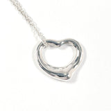 TIFFANY&Co. Necklace Open heart Elsa Peretti Silver925 Silver Women Used