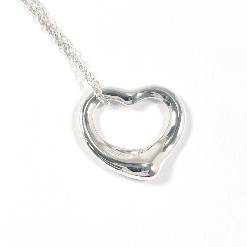 TIFFANY&Co. Necklace Open heart Elsa Peretti Silver925 Silver Women Used