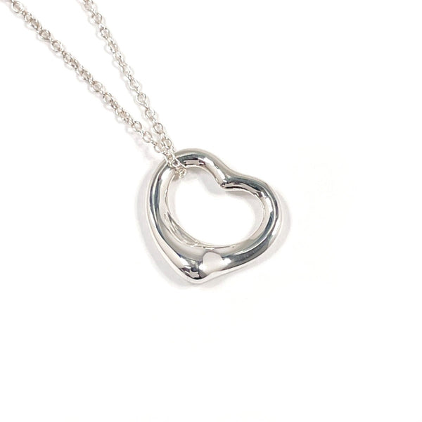 TIFFANY&Co. Necklace Open heart Elsa Peretti Silver925 Silver