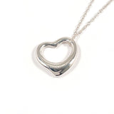 TIFFANY&Co. Necklace Open heart Elsa Peretti Silver925 Silver Women Second hand