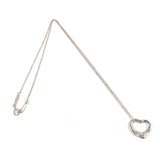 TIFFANY&Co. Necklace Open heart Elsa Peretti Silver925 Silver Women Second hand