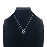 TIFFANY&Co. Necklace Open heart Elsa Peretti Silver925 Silver Women Second hand