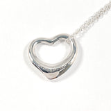 TIFFANY&Co. Necklace Open heart Elsa Peretti Silver925 Silver Women Used