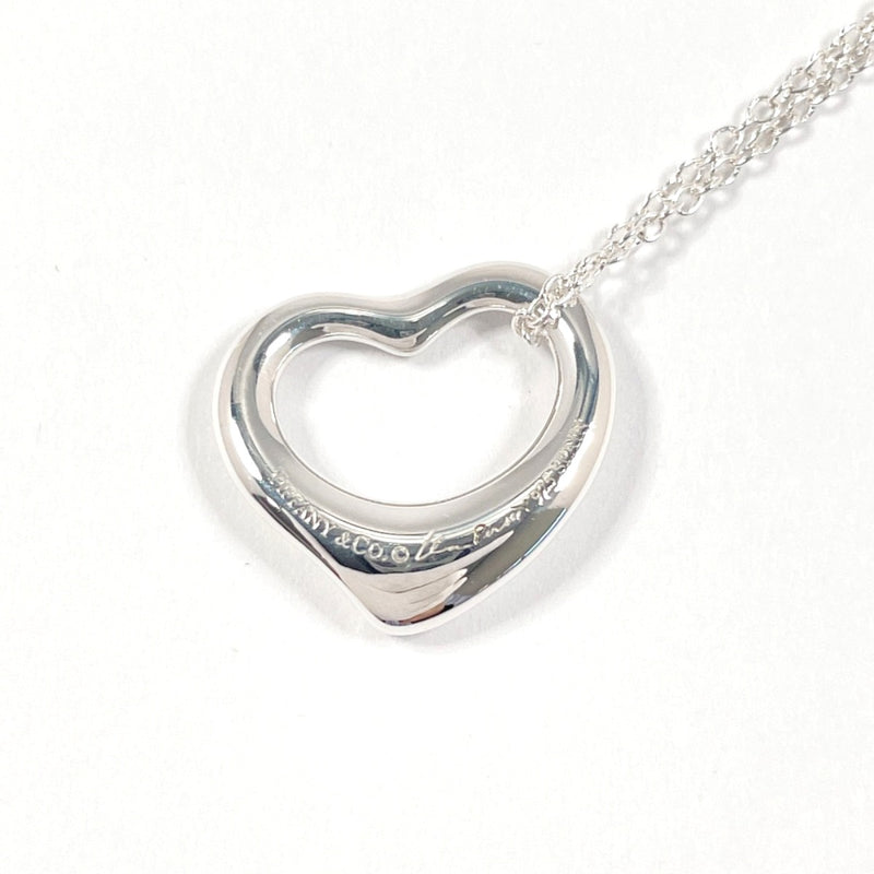 TIFFANY&Co. Necklace Open heart Elsa Peretti Silver925 Silver Women Used