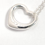 TIFFANY&Co. Necklace Open heart Elsa Peretti Silver925 Silver Women Used