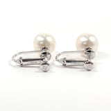 MIKIMOTO Earring 14 white gold/Akoya Pearl Silver Silver Women Used