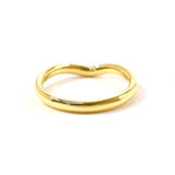 TIFFANY&Co. Ring Curved banding Elsa Peretti K18 yellow gold #9(JP Size) gold Women Used