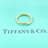 TIFFANY&Co. Ring Curved banding Elsa Peretti K18 yellow gold #9(JP Size) gold Women Used