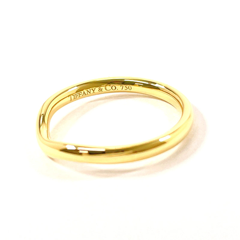 TIFFANY&Co. Ring Curved banding Elsa Peretti K18 yellow gold #9(JP Size) gold Women Used