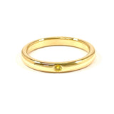 TIFFANY&Co. Ring Stacking band ring Elsa Peretti K18 yellow gold/diamond #12.5(JP Size) gold Women Used