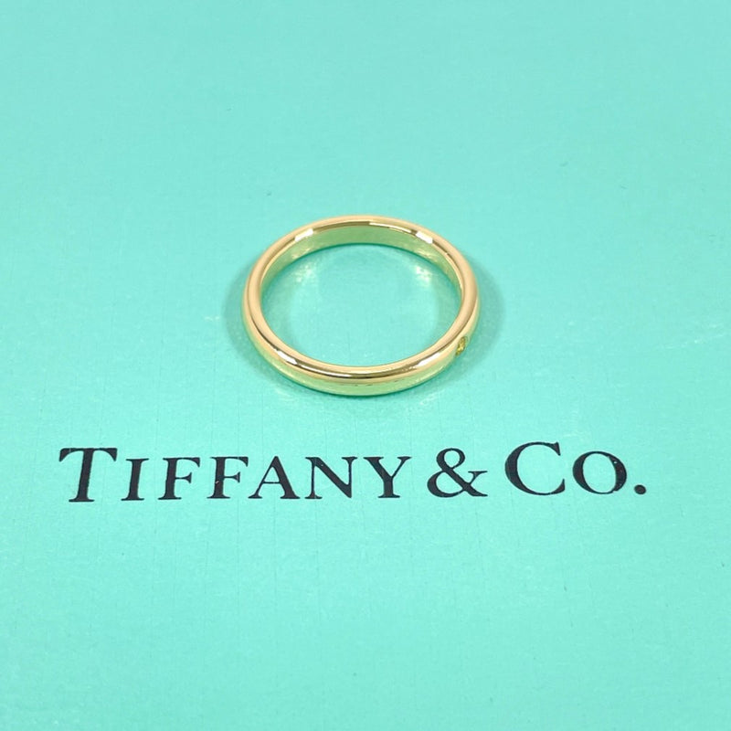 TIFFANY&Co. Ring Stacking band ring Elsa Peretti K18 yellow gold/diamond #12.5(JP Size) gold Women Used