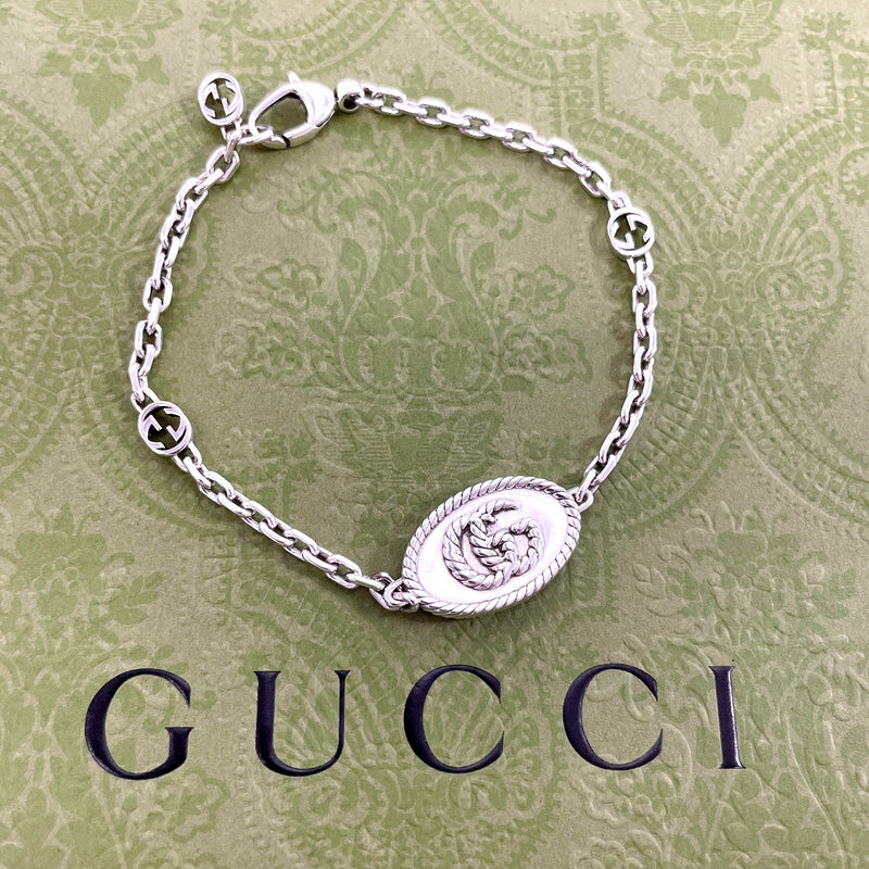 GUCCI bracelet GG Marmont Silver925 Silver mens Used