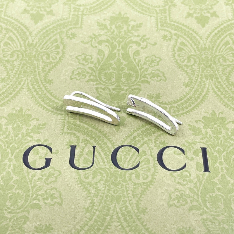 GUCCI earring G logo Silver925 Silver Women Second hand