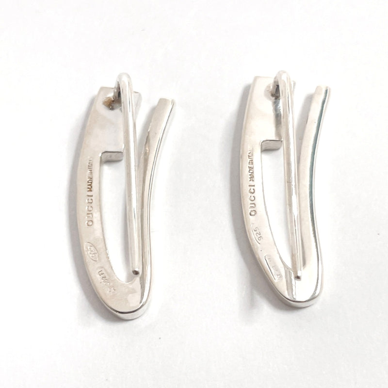 GUCCI earring G logo Silver925 Silver Women Used