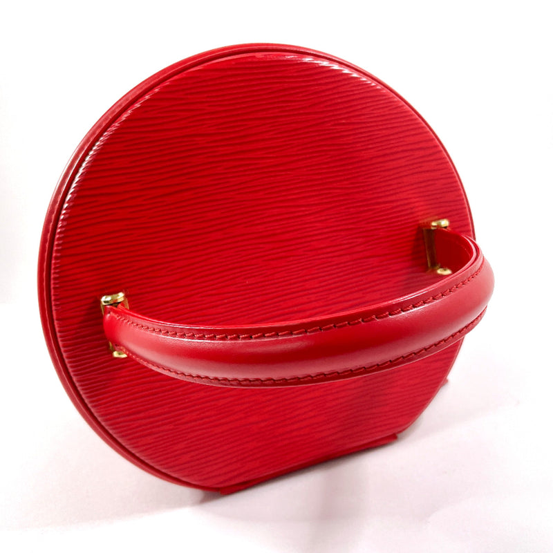 LOUIS VUITTON Handbag M48037 Cannes Vanity bag Epi Leather Red Red Women Used