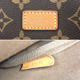 LOUIS VUITTON Shoulder Bag M42256 Saumur 30 Monogram canvas/Leather Brown Women Used